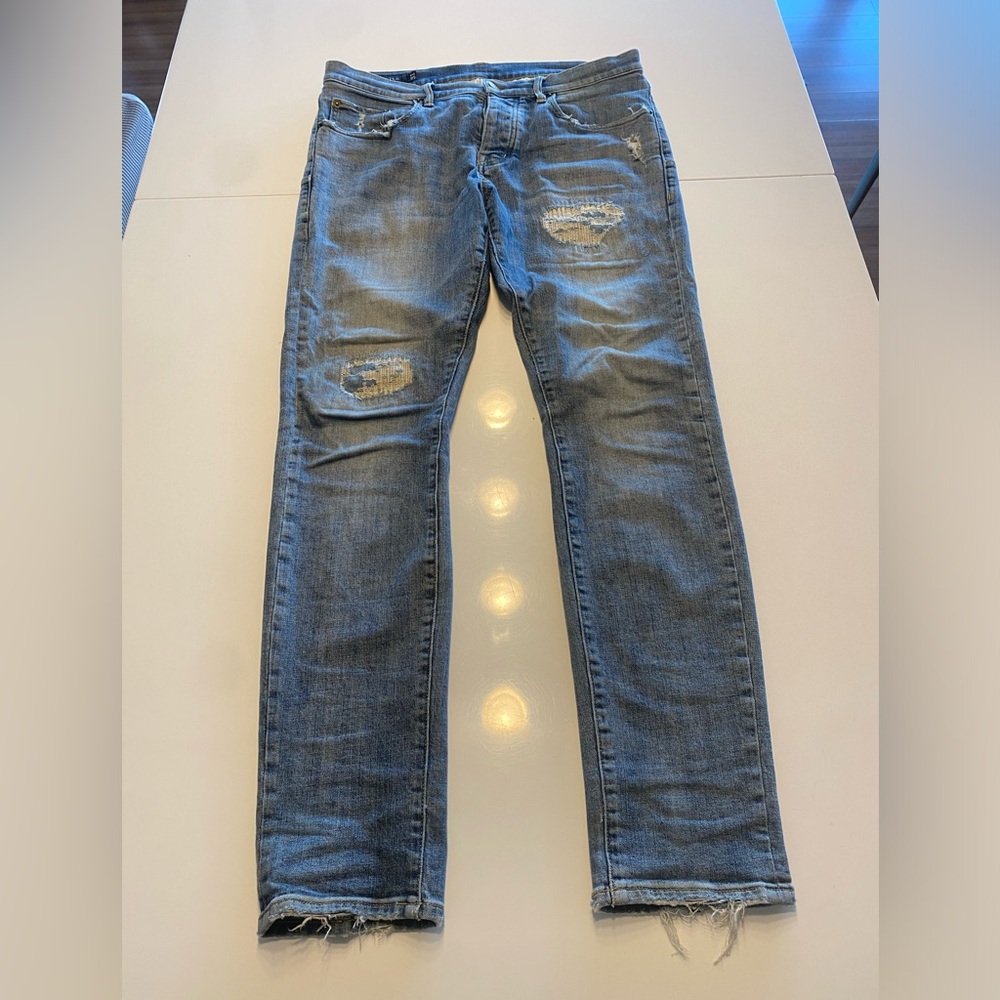 Purple brand repair denim